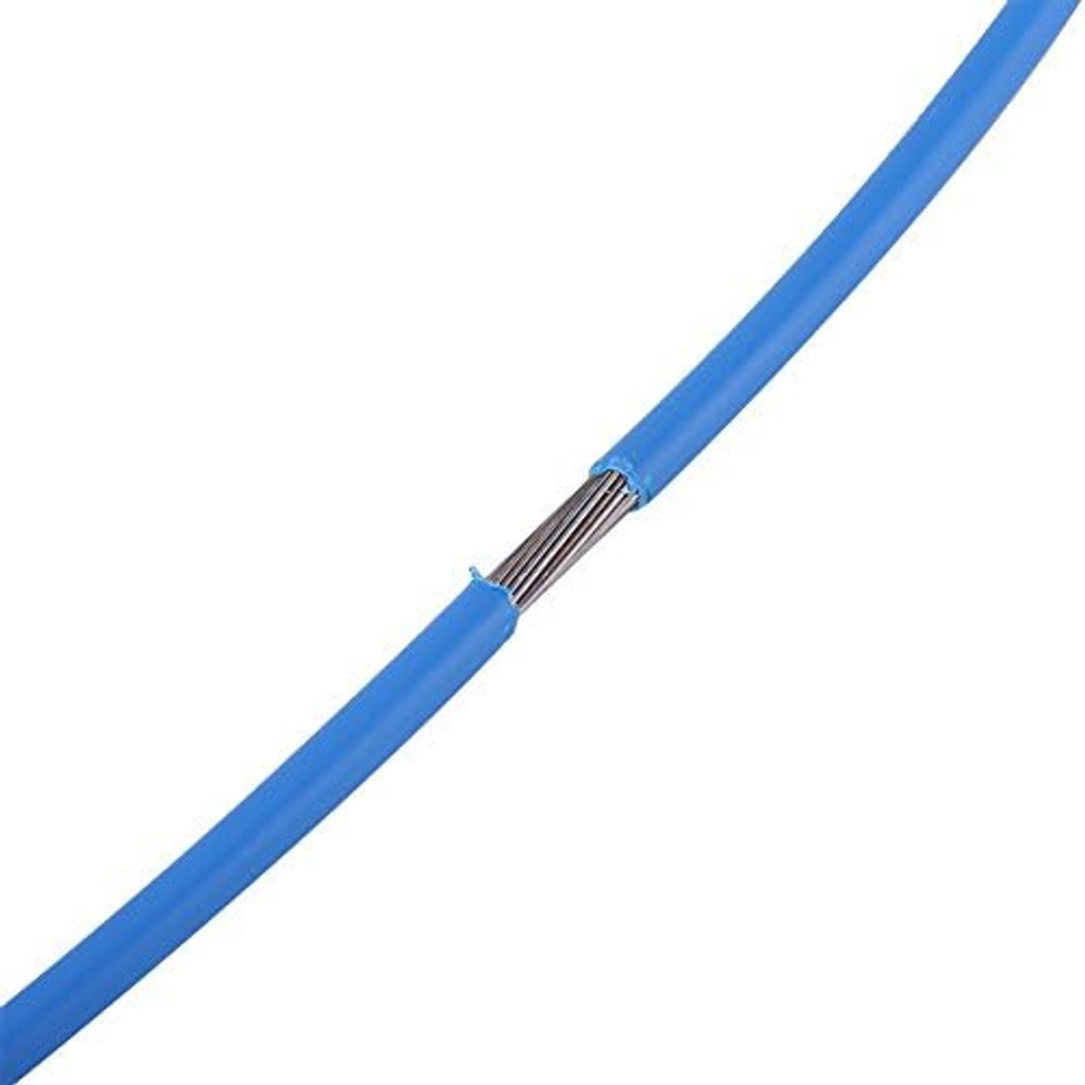 SnelShoppen - 4mm Fiets Versnellingskabel en Remkabel, Hoogwaardige Rubber Buitenhuls, Sterke Stalen Draden, Zwart, Geschikt voor Racefietsen