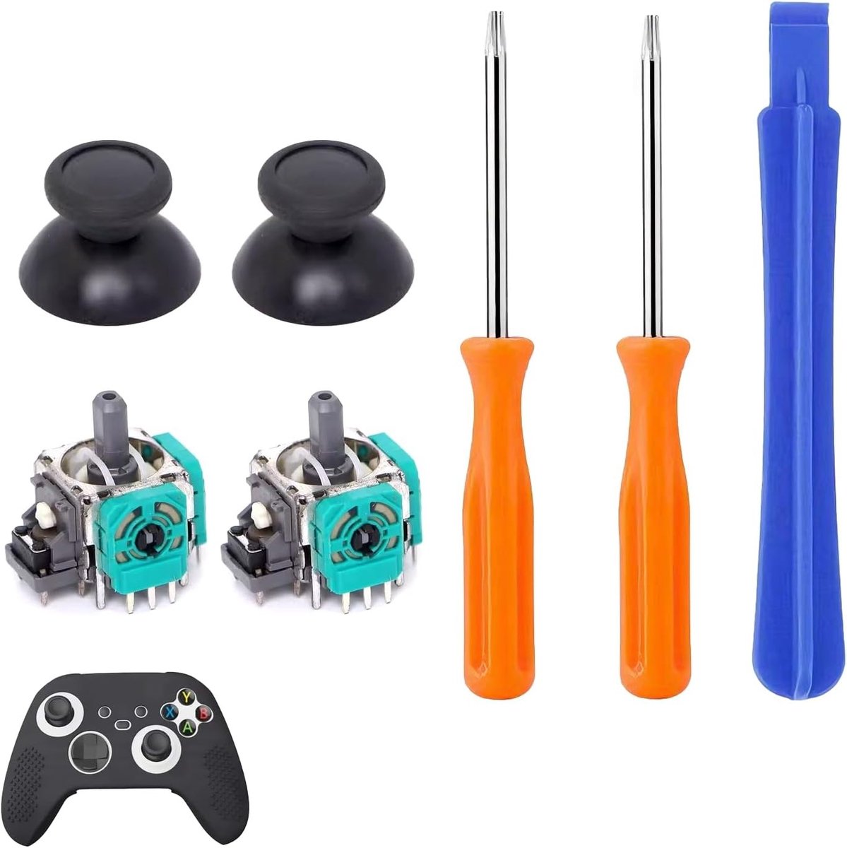 Vervangende Joystick en Reparatiegereedschapsset voor Xbox Controllers, Verbeterde Bediening en Precisie voor Xbox Series X/S en Xbox One