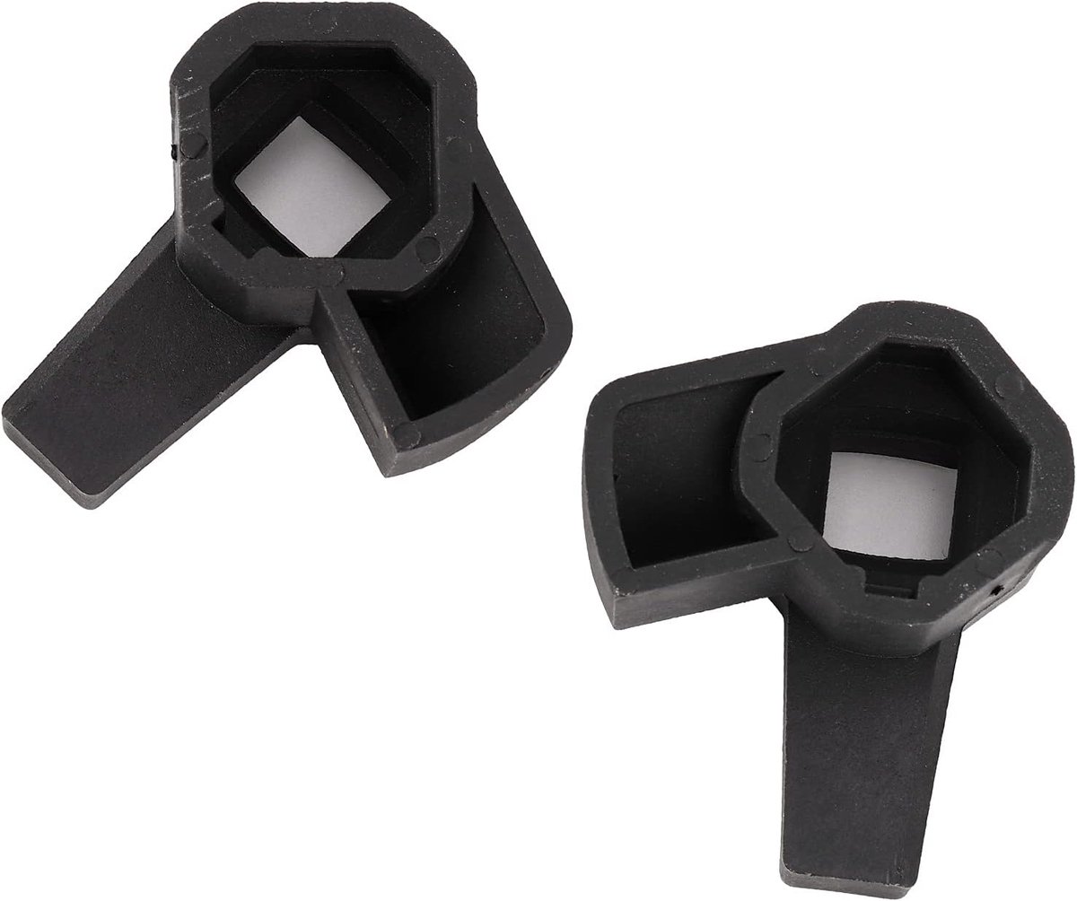 SnelShoppen - Car Bonnet Locking Mechanism voor Smart Fortwo 2007-2015, Hoogwaardige ABS, Perfecte Passvorm, Links en Rechts, Duurzaam en Betrouwbaar
