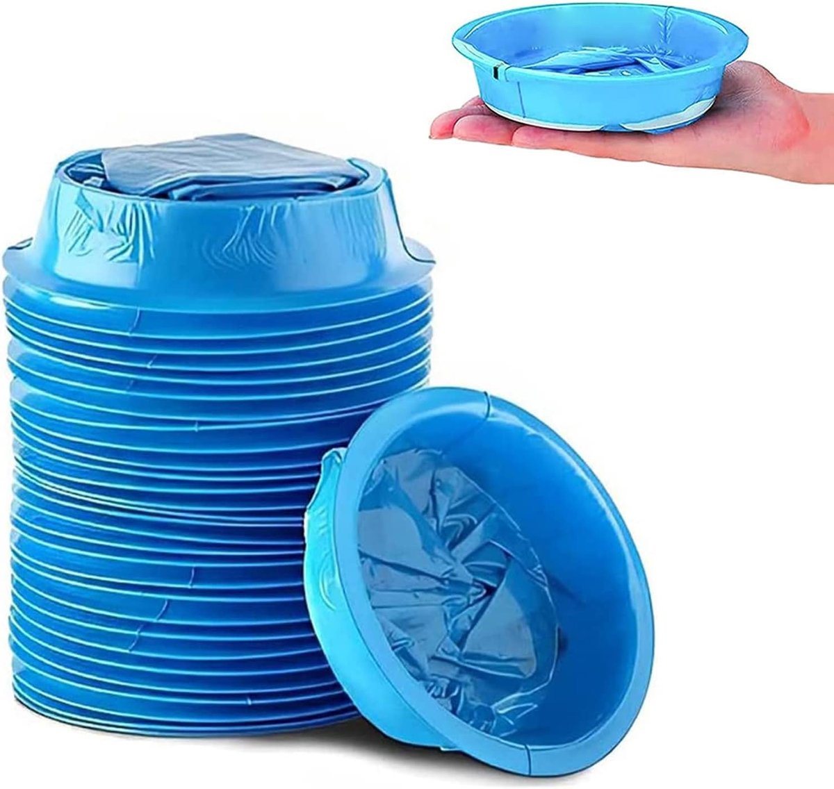 SnelShoppen - Emesis Wegwerpzakken voor Reisziekte, 10 Stuks, Barfzakken, Braakzakken, Geschikt voor Sport, Vliegtuig, Taxi, Reisziekte in Auto, 1000
