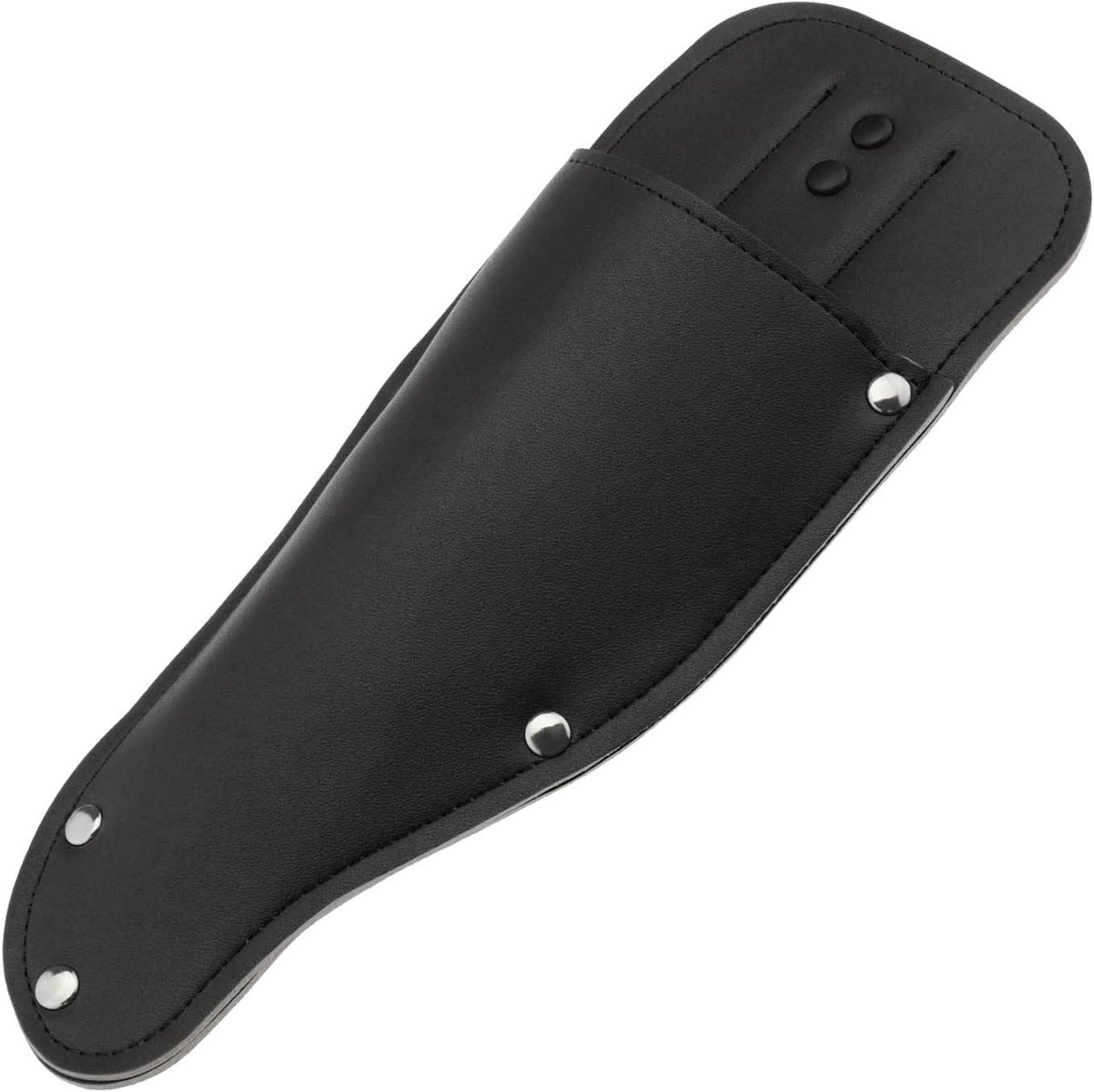 SnelShoppen - Tuin Secateurs Holster - PU Leren Beschermhoes voor Tuingereedschap, Scharen, Pliers - Zwart - Duurzaam en Comfortabel - Met Metalen Ach