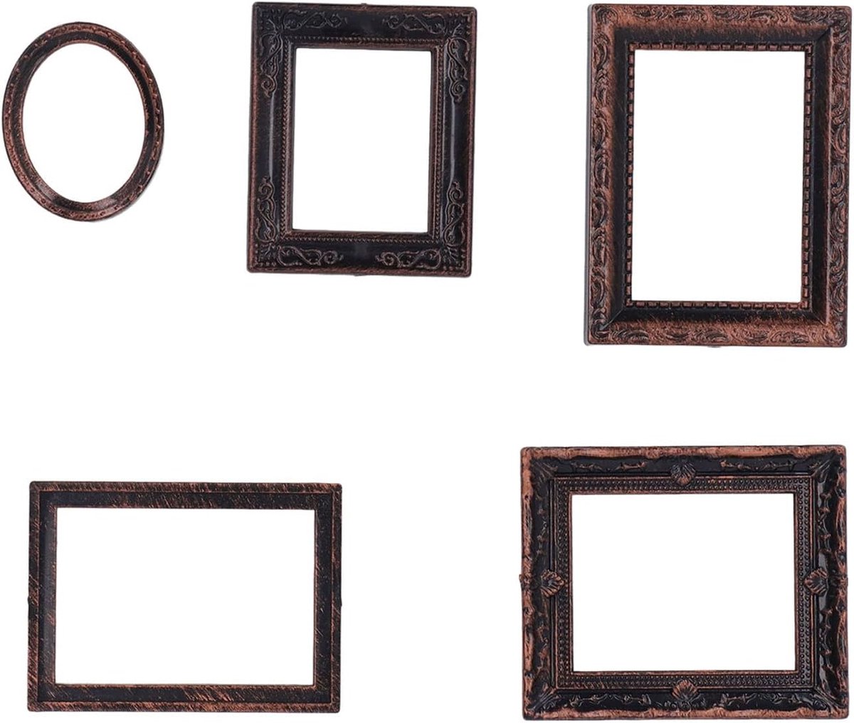 Miniature Photo Frame Vintage Vintage Miniature Photo Frame (For Mobile Phone Manicure Photo Home Decoration) - ShopVlot