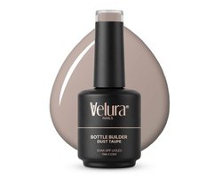 Velura® Bottle Builder (BIAB) - Builder in a Bottle - 15ml Dust Taupe - Liquid Builder Gel - BIAB Gel Nagels - Flexibel & Dimethicone Hechting - HEMA- & TPO-vrij