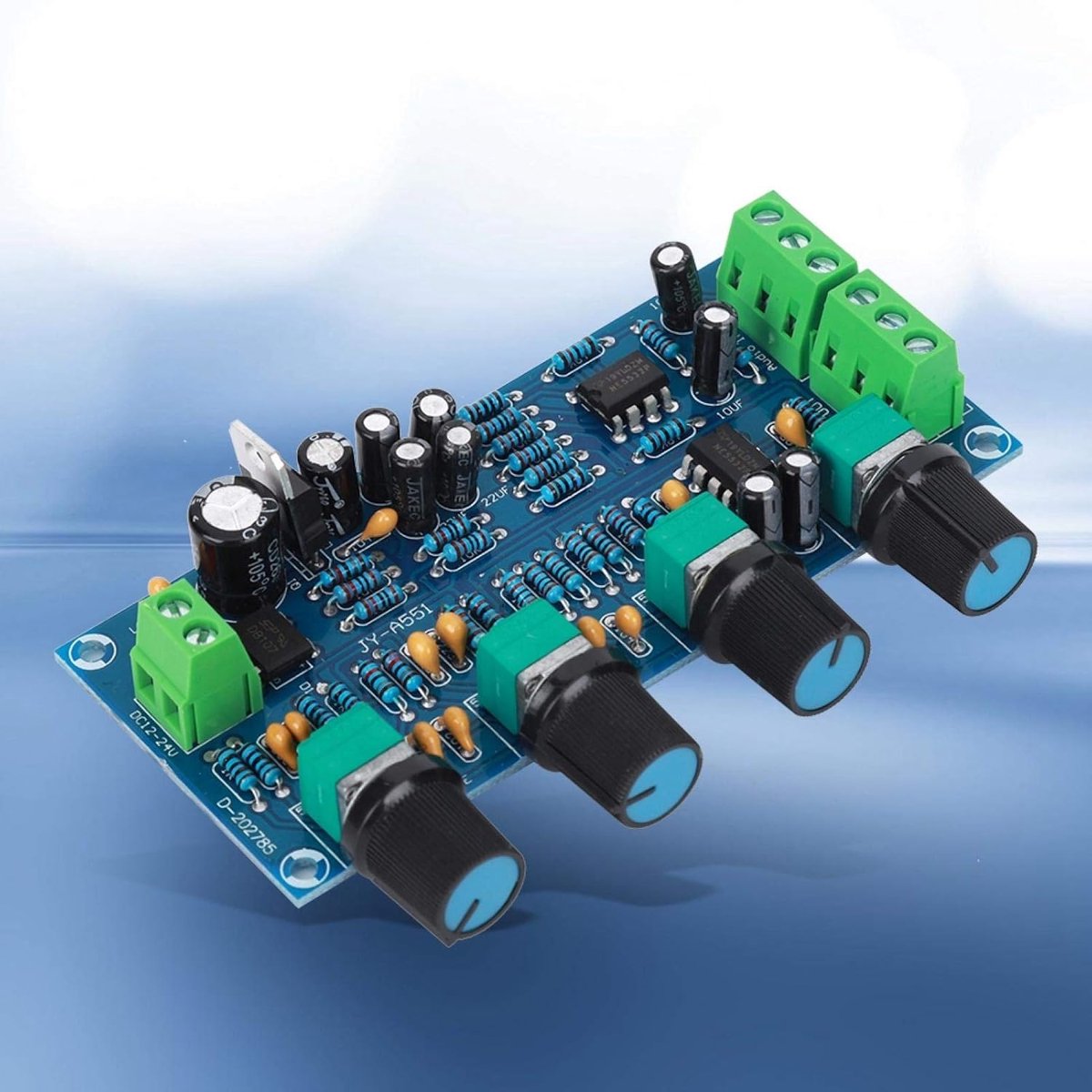 AUDIO MODULE CONTROL BOAD, DC 12-24V Pre-Amp Versterker Audiokaart, Aanpassing Voorversterker HIFI-versterker voor - ShopVlot