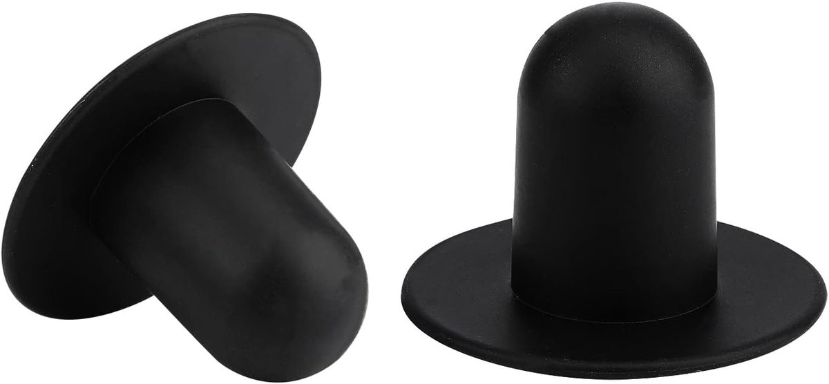 SnelShoppen - Poolstopper voor Filterpomp, Vervangbare Wandpluggen voor Boven Grond Zwembad, 2 Stuks Zwart, Ideaal voor Onderhoud en Schoonmaak