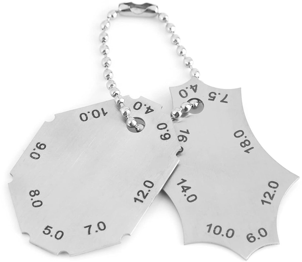 SnelShoppen - Bordstract Welding Joint 2 Piece Meter, RVS Dikte Meter, Throat Depth en Leg Length Gauge, Duurzaam en Precisie Lasmeter Set