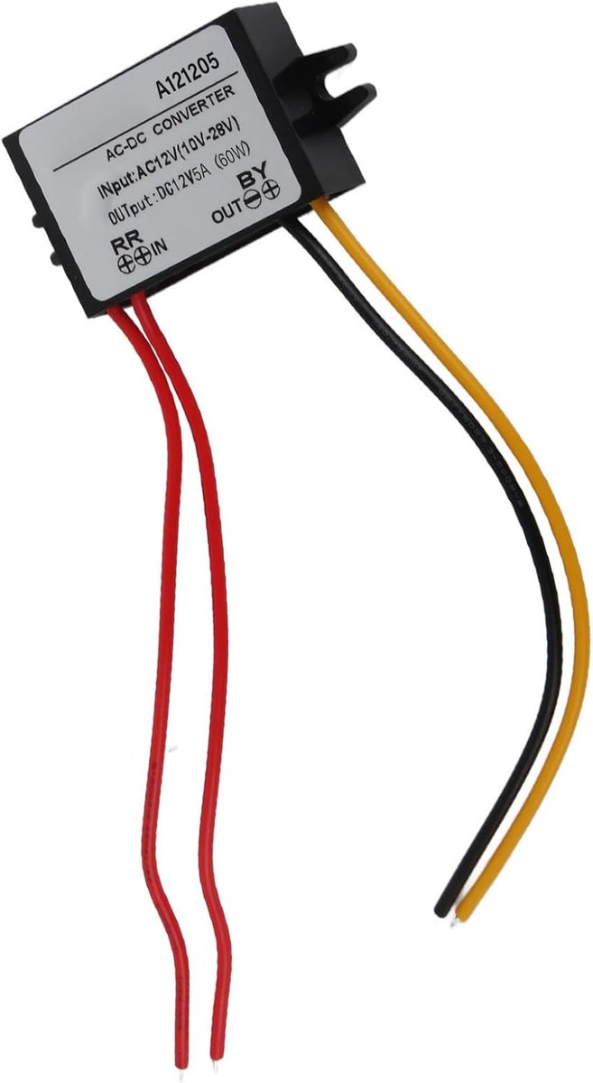 AC 10-28V to DC 12V Downward Converter, AC-DC Backward Charge Module Voltage Regulator (5A) - ShopVlot