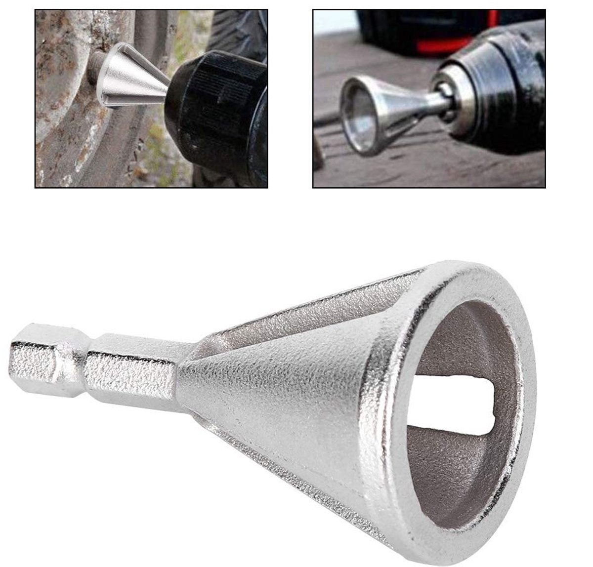 SnelShoppen - Bevel Tool - Ontbraam Tool voor Boren - Externe Ontbraam Tool - Chamfer Tool voor Houtbewerking - Snelle Vergrendeling - Verbeter je Wer