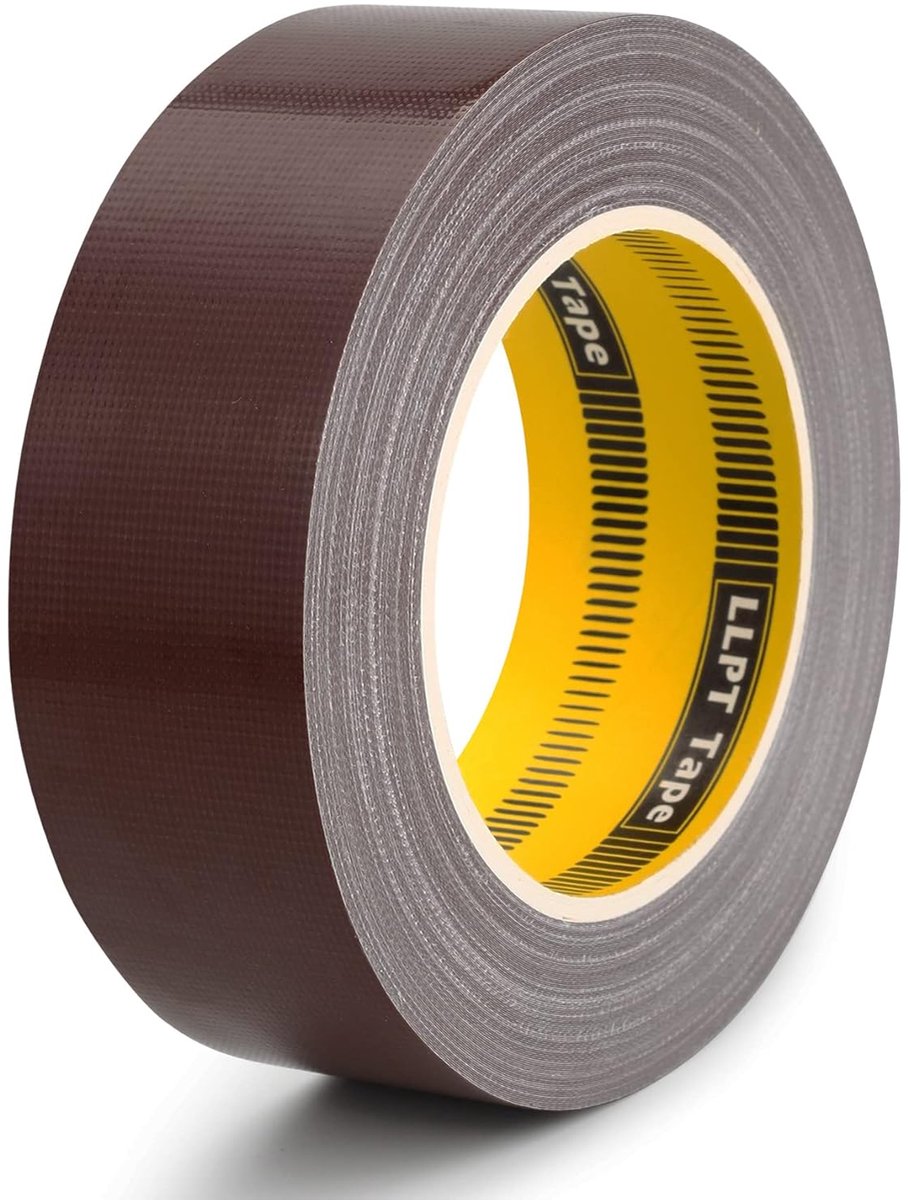 SnelShoppen - LLPT Tape, Gewapende Tape, Stoffen Tape, Premium Kwaliteit Curb Tape, 40 mm x 30 m x 0.28 mm, Gemakkelijk te Scheuren Zonder Resten, Ste