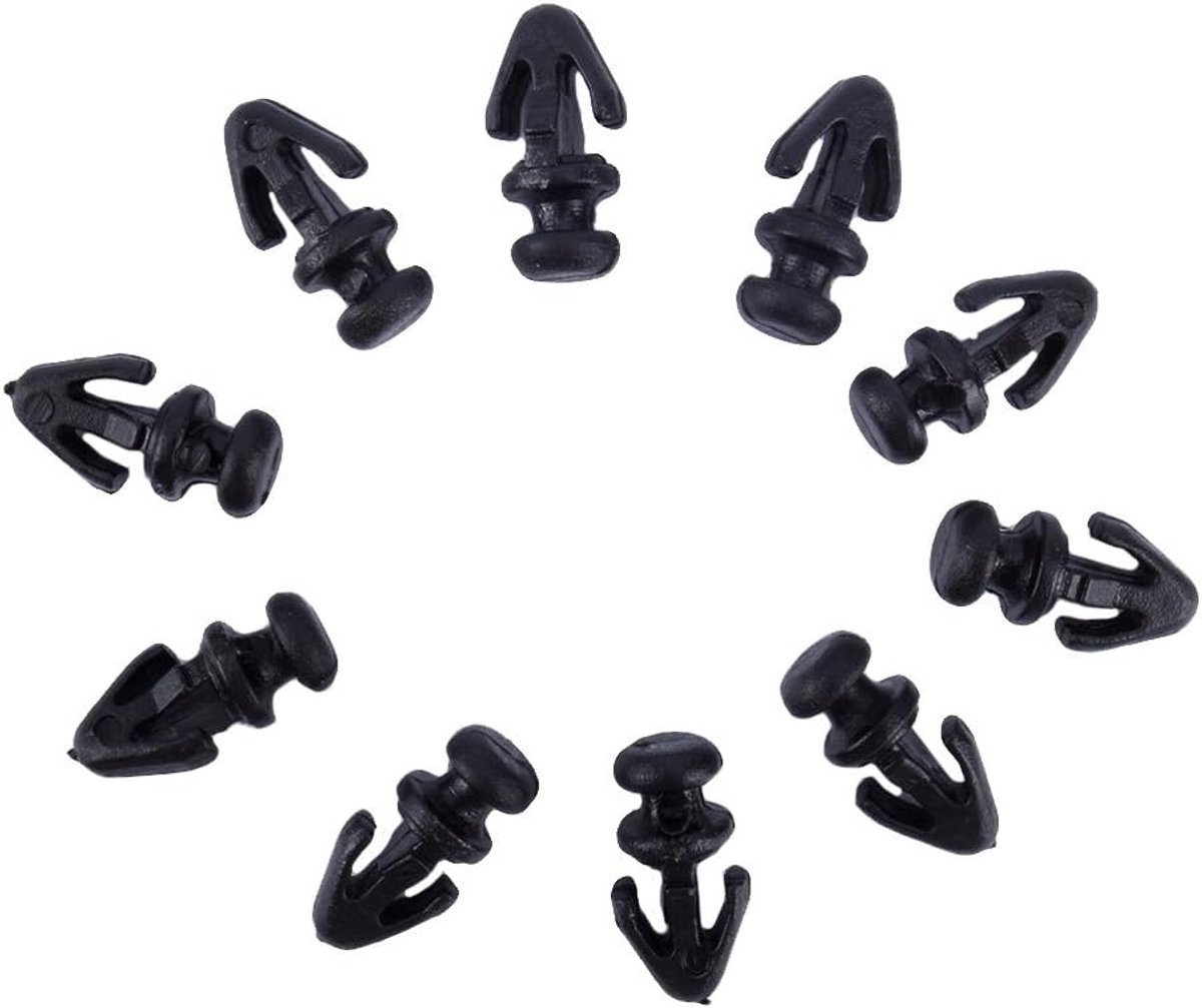 SnelShoppen - 10 Stuks Deur Dichting Clip Auto Deur Dichting Dorpel Seal Trim Bevestigingsclip Weerstrip Voor Mondeo MK2, MK3 en MK4