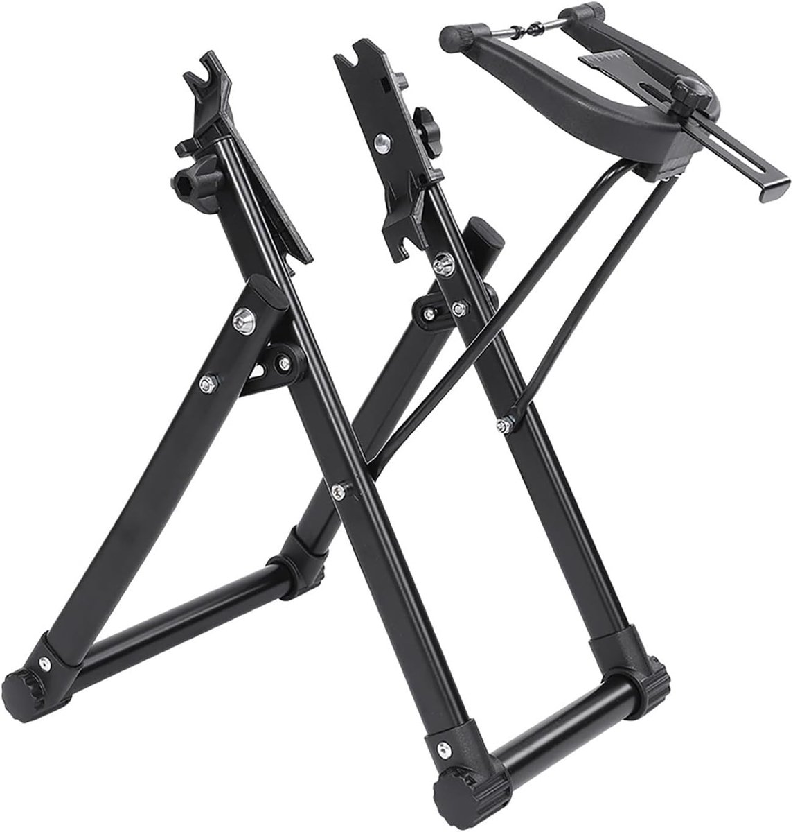 SnelShoppen - Fiets Ondersteuningsstand Mountainbike Onderhoudsstand, Wielen Afstellen Houder voor Racefiets, Stabiele Fietsaccessoire voor Reparatie