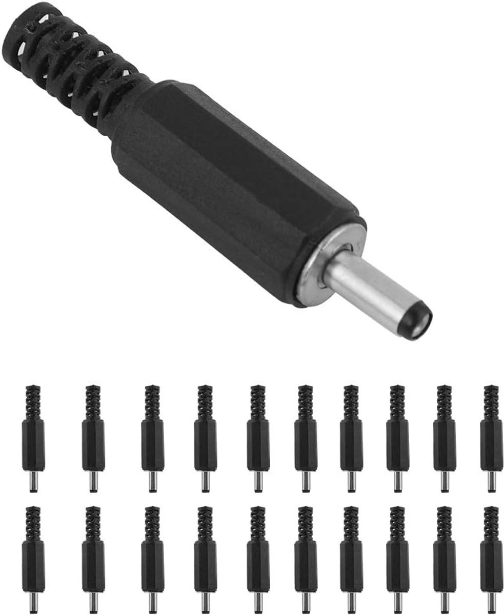 DC Power Adapter Jack Plug 3.5mm x 1.35mm - 20 Stuks - Duurzaam Materiaal - Geschikt voor Hoge Spanning - ShopVlot