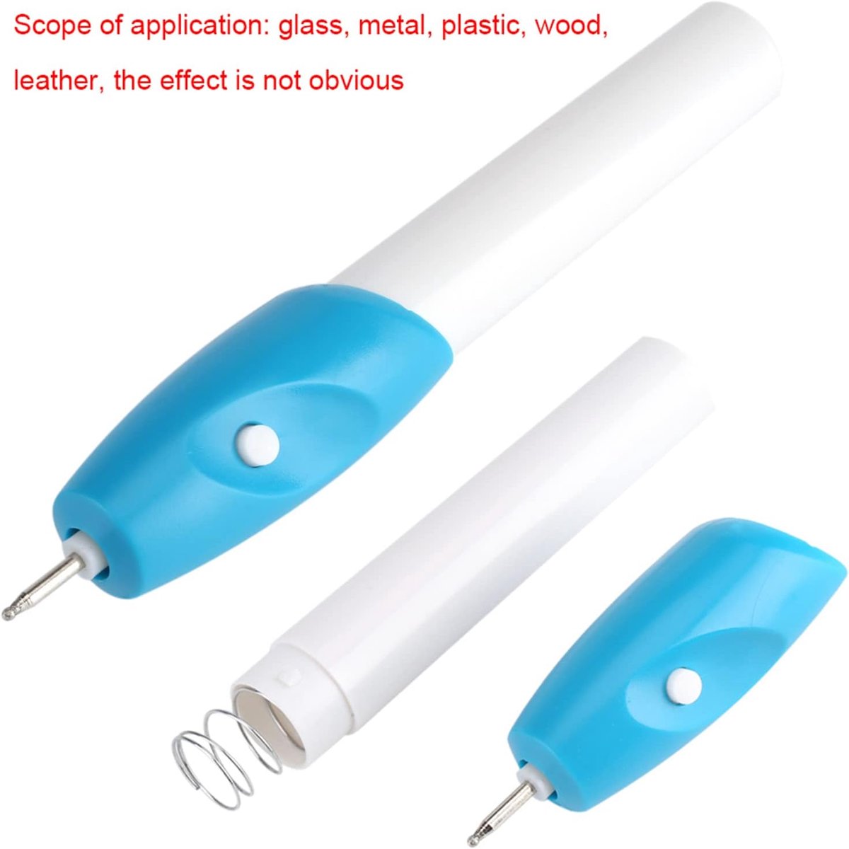 SnelShoppen - Elektrische Graveerpen Handheld Graveer Tool voor Glas, Metaal, Plastic en Hout - Ideaal voor DIY Projecten, Persoonlijke Identificatie