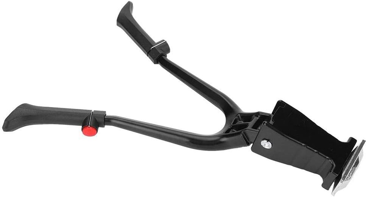 SnelShoppen - Universeel Cykelställ - Centermonterad Justerbare Cykelhouder met Dubbla Benen voor 24-28 Inch Cykels, Aluminium Legering, Halkvrije Voe
