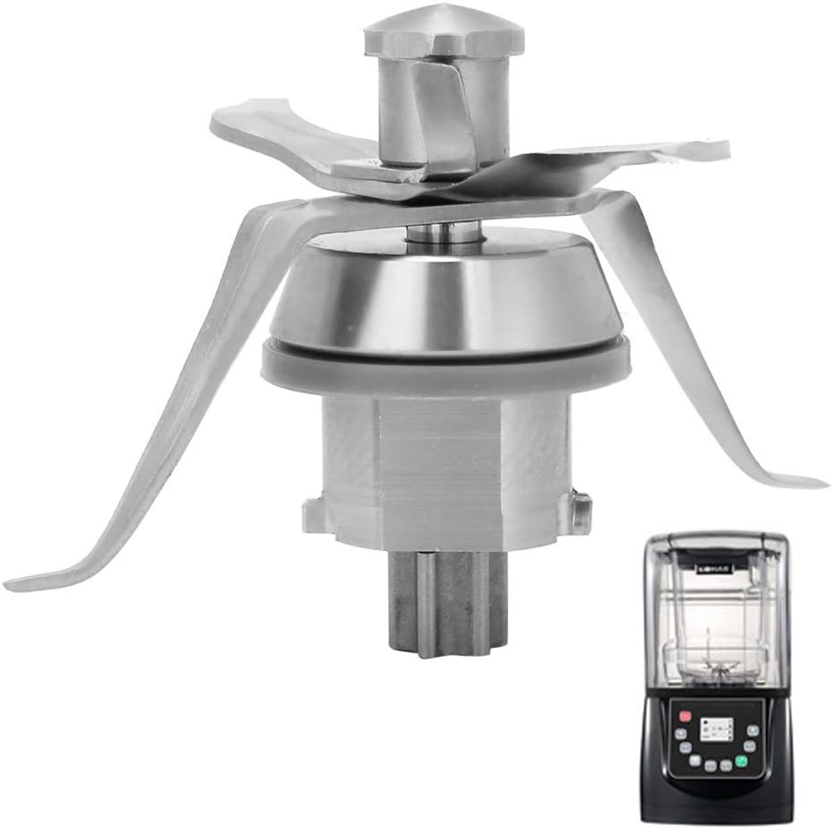 SnelShoppen - Rvs Blender Mes vervangingsonderdelen voor Thermomix TM21 - Efficiënte Bladermes met Snelle Rotatie - Makkelijk Schoon te Maken - Keuken