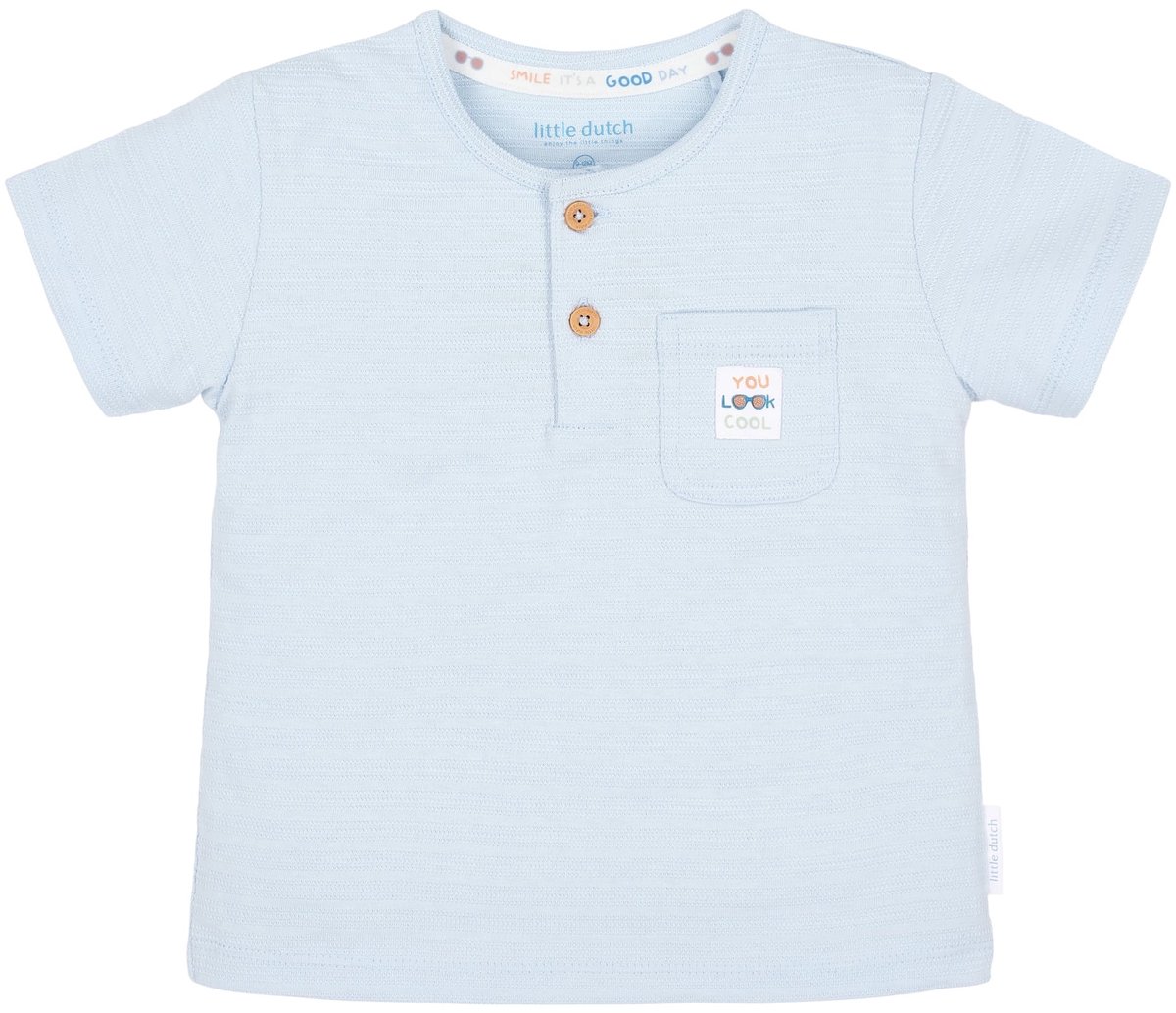 Little Dutch - Jongens Shirt - Blue - Maat 104
