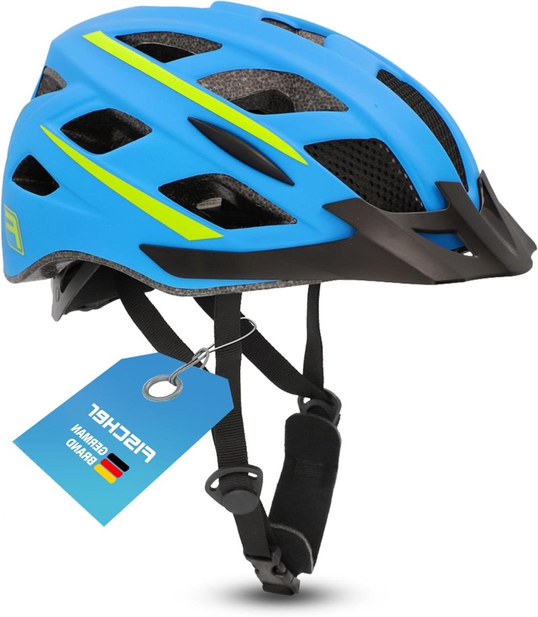 Fietshelm met Vizier - Stadshelm - Veilig Fietsen - Verstelbare Verlichting - S/M 54-59 cm - Wit met Bloemen