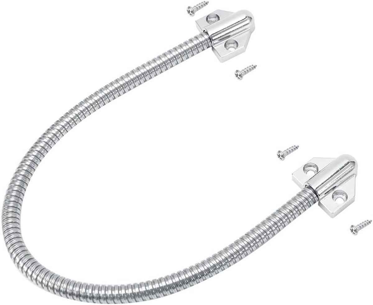 SnelShoppen - 16 inch legering deur lussen met driehoekige uiteinden voor zichtbare stekkerdraden, roestvrij, corrosiebestendig, eenvoudig te installe