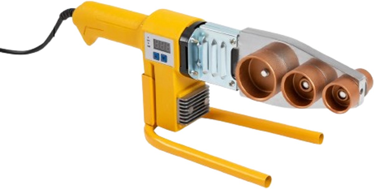 Velori PPR Pijplasmachine 1000W - Kunststof Pijplasser - PPR Lasapparaat - PE PP PVC HDPE Buislasmachine - Digitale Temperatuurregeling - 20-63 mm - Inclusief 6 Matrijskoppen