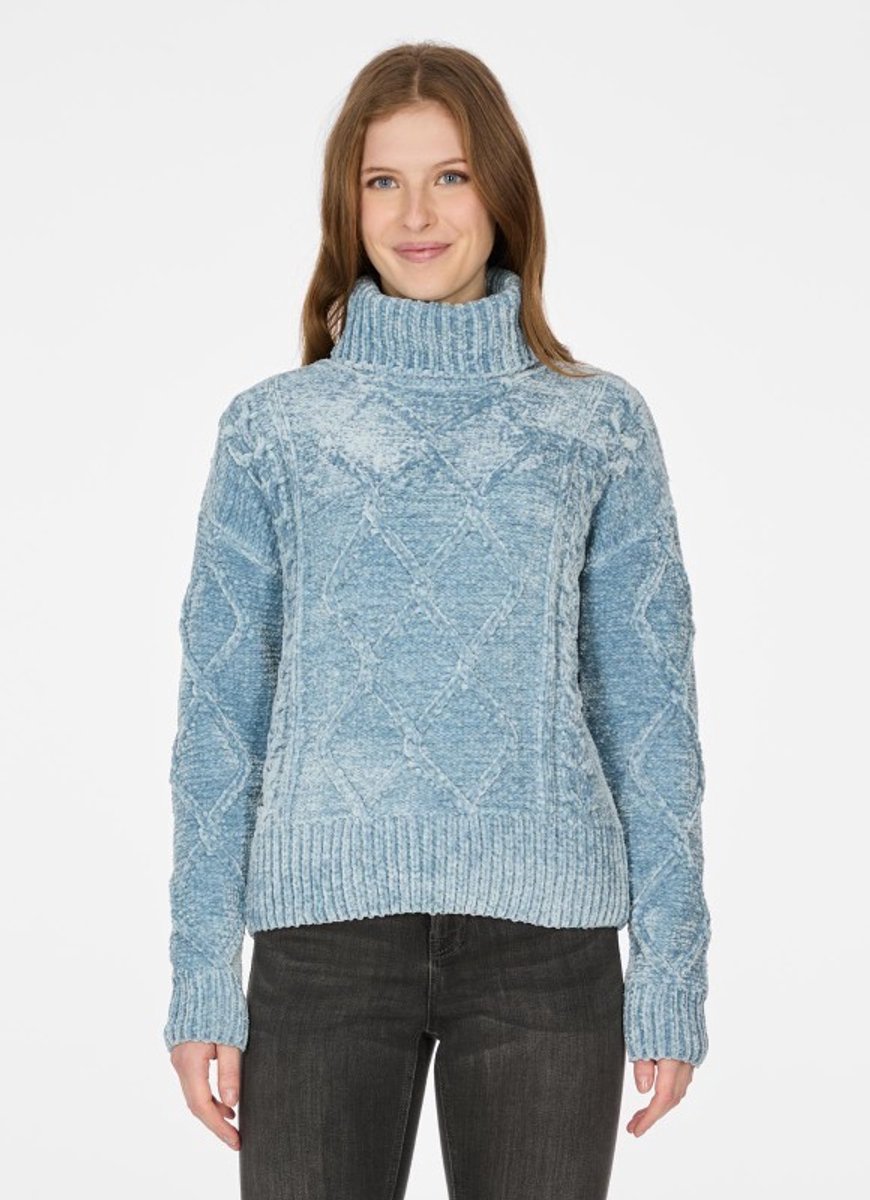 Trui Janna blauw met kol Ragwear - maat L