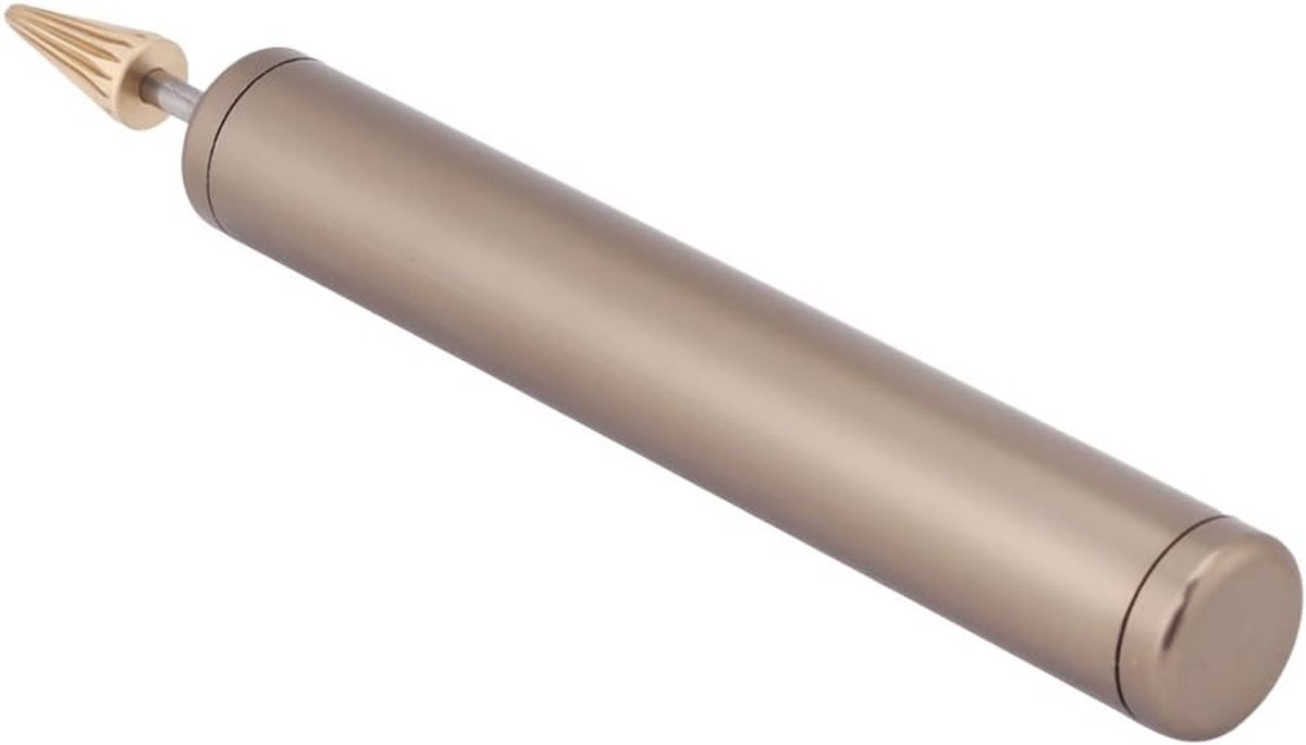 SnelShoppen - Leerbewerking Randenverf Roller Pen Applicator voor Leer - Brons Roller voor DIY Randbehandeling - Koffiekleur - Efficiënt Olieverbruik