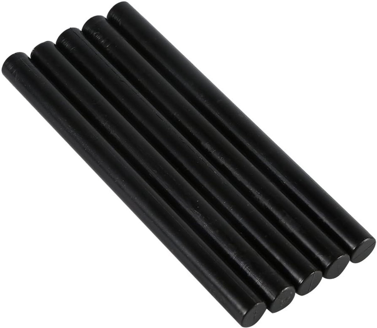 SnelShoppen - Set van 5 Wax Sticks voor Verzegelen, 10 Kleuren, Waterdicht, Voor Vintage Verjaardag, Huwelijk, Uitnodigingen, Zwart