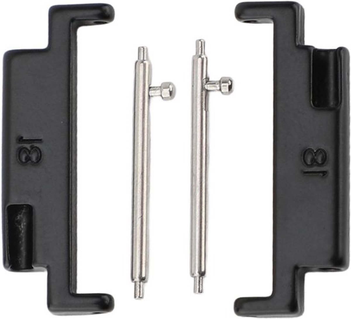 Duurzame RVS Horloge Adapter voor 18-22mm Bandvervanging voor Horlogeliefhebbers - Set van 1 Paar