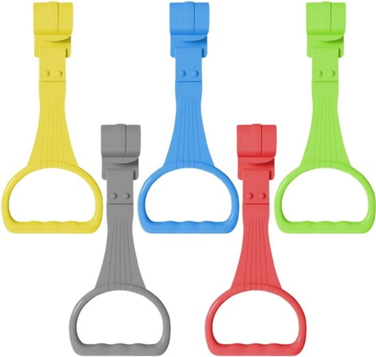 Set van 5 kleurrijke ringen voor kinderen, speelpen voor peuters, veilig speelgoed voor de wieg