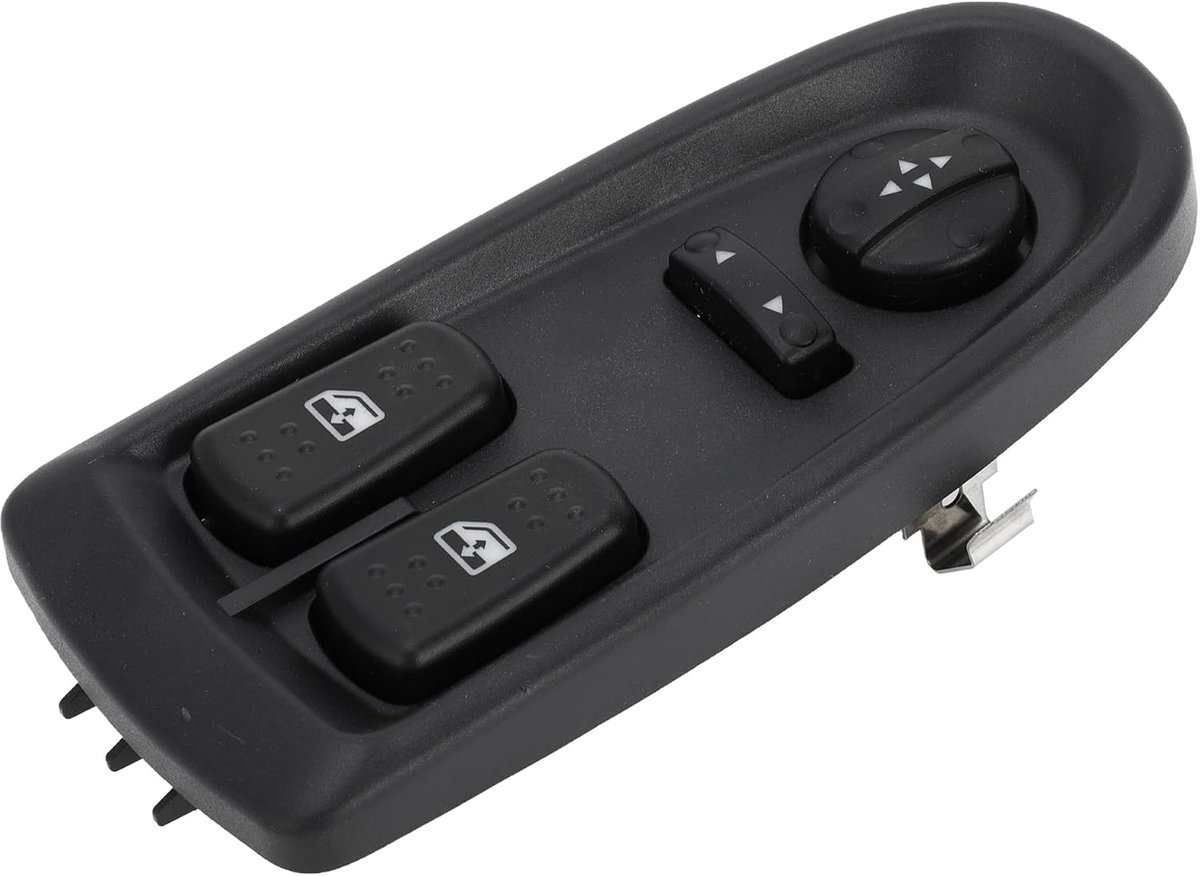 SnelShoppen - Power Raam Schakelaar Voor Iveco Daily 2006-2011 - Vensterbediening Schakelaar - Duurzaam Plastic en Metaal - OE Nummer 5801304491