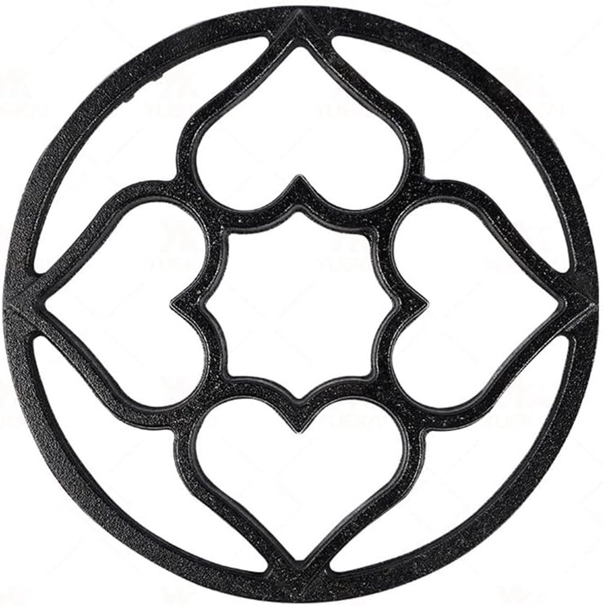 Woksteun Ring 19cm - Gietijzer - Antislip - Stabiliseert pannen - ShopVlot