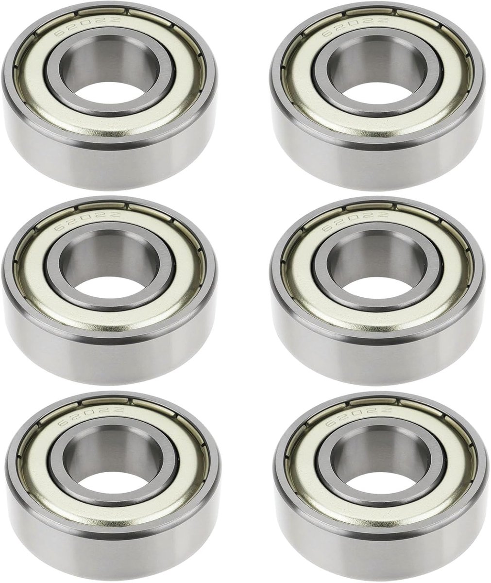 SnelShoppen - 6 Stuks 6202Z Zaaglager, Compatibel met Elektrische Zaag, Diepe Zaag, 15x35x11mm, Hoogwaardige Kogellagers voor Precisie en Duurzaamheid