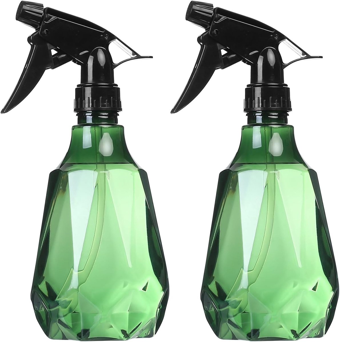 Waterspuitflessen - Groen - 500 ml - Herbruikbare Plastic Triggerverstuiver - Voor Tuinplanten en Haarverzorging