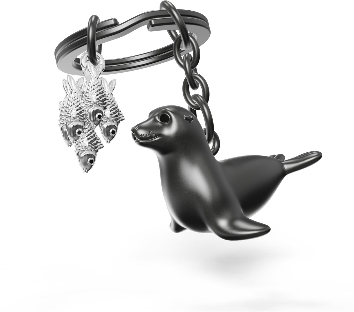 Metalmorphose® Sleutelhanger Zeehond – Metalen Zeehond – Animal Wildlife Collection