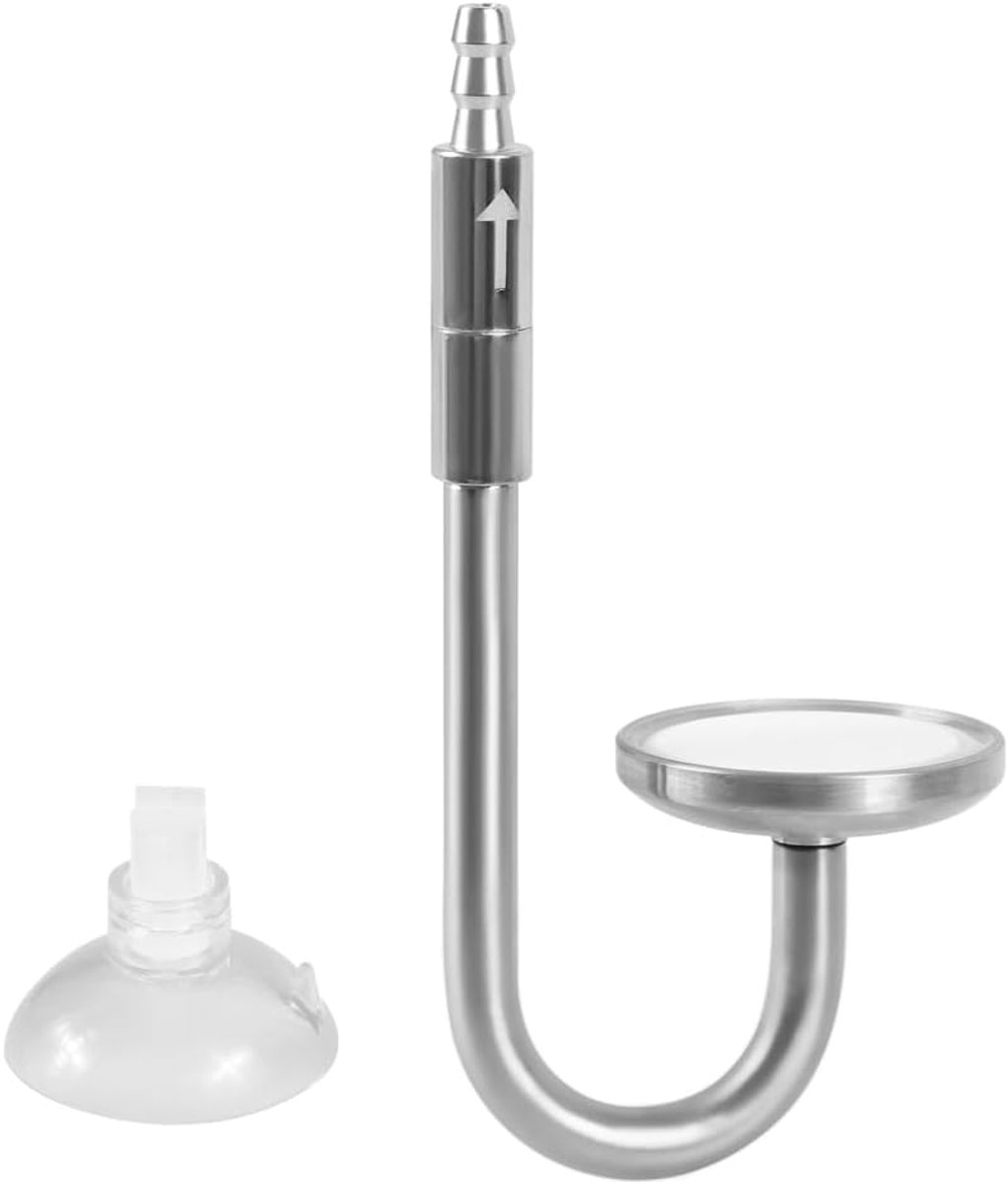 CO2 diffuser aquarium 4mm/6mm - RVS met check valve - nano-atomisatie voor optimale plantengroei - ShopVlot