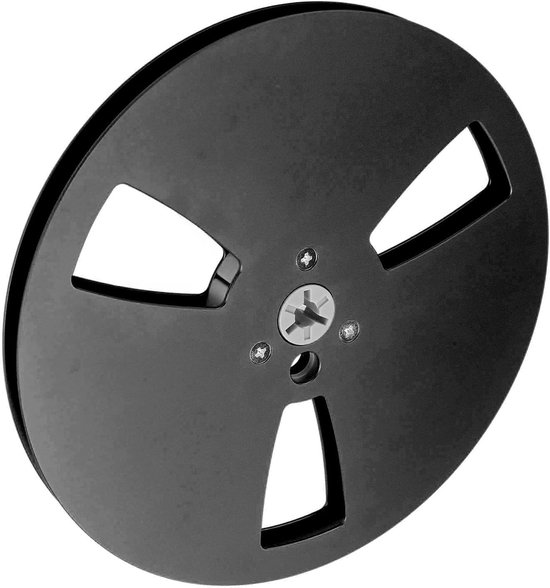 Lege Tape Reel - Spoel voor Tapedeck - Geluidsopnames Maken - 3 Gaten Ontwerp - 7 Inch - Zwart — afbeelding 4