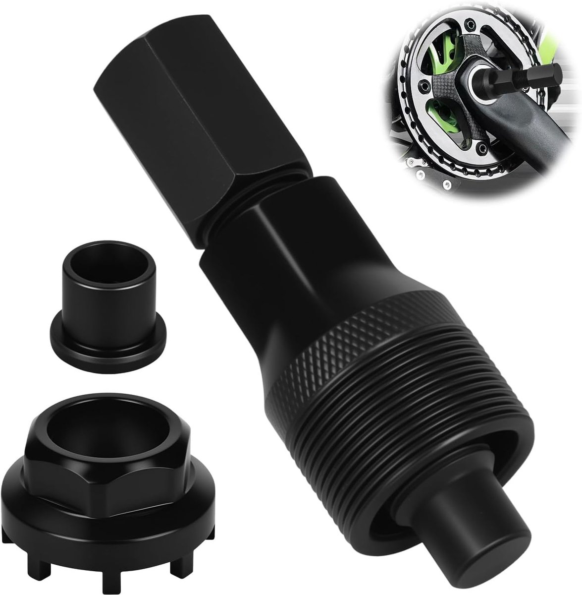 SnelShoppen - Cranktrekker Fiets, Pedalen Trekker, 42 mm Crankas Onderdeel, Gereedschap, 8 Tanden voor Diverse Fietstypes, Onderhoud en Reparatie