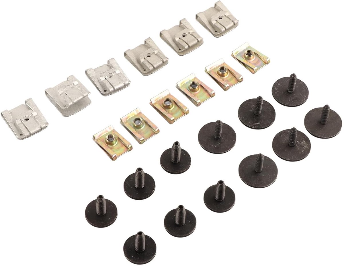 SnelShoppen - Motor Onderplaat Clips C-Class W203 W204 CL203 24 Stuks Vervangende Bevestigingsmaterialen voor Splashguard
