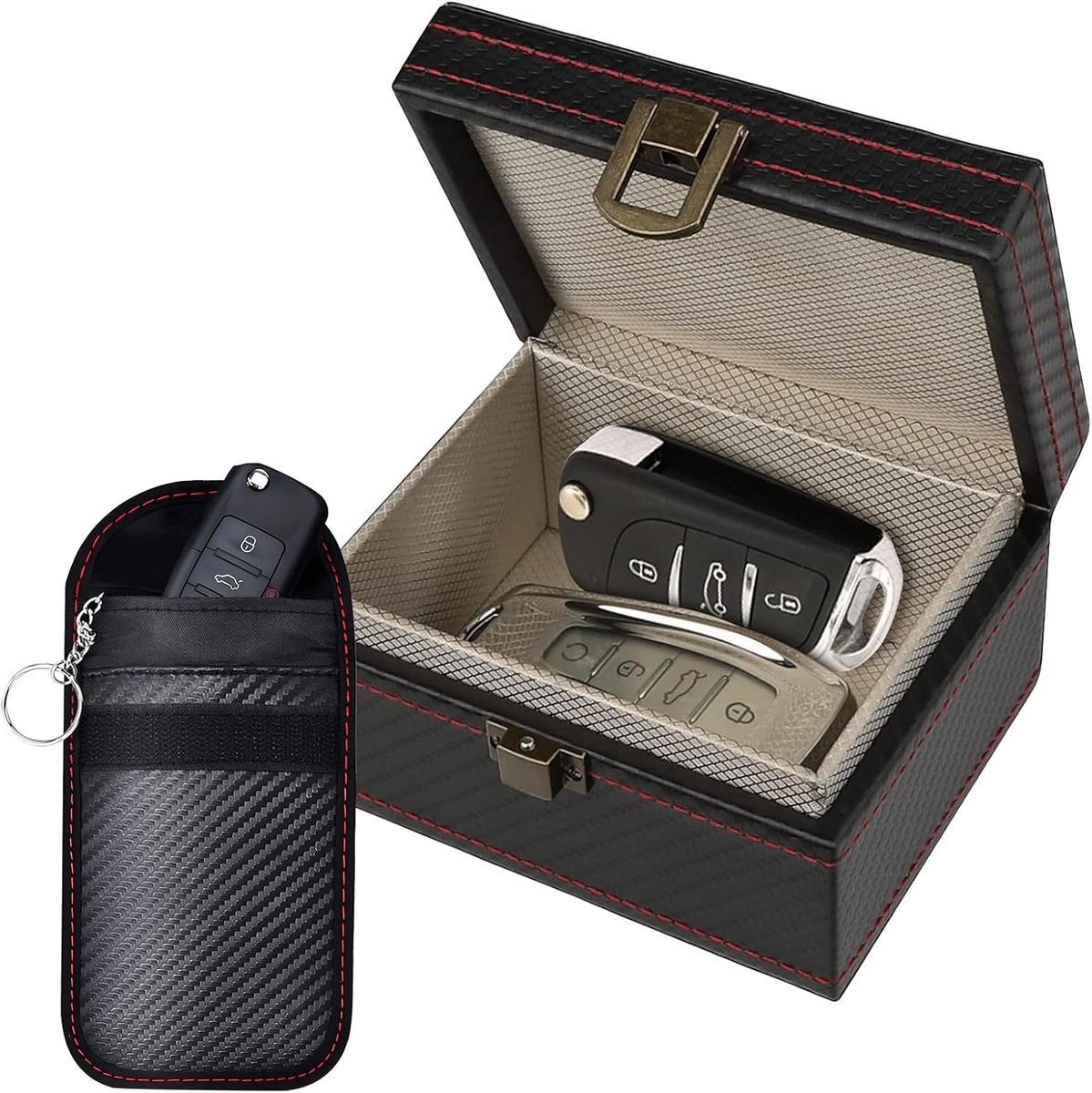 Faraday CHmiss Car Faraday Box for Keys, RFID Blocking Box, Key Cages, Theft Protection, RFID Theft Protection, Key - ShopVlot