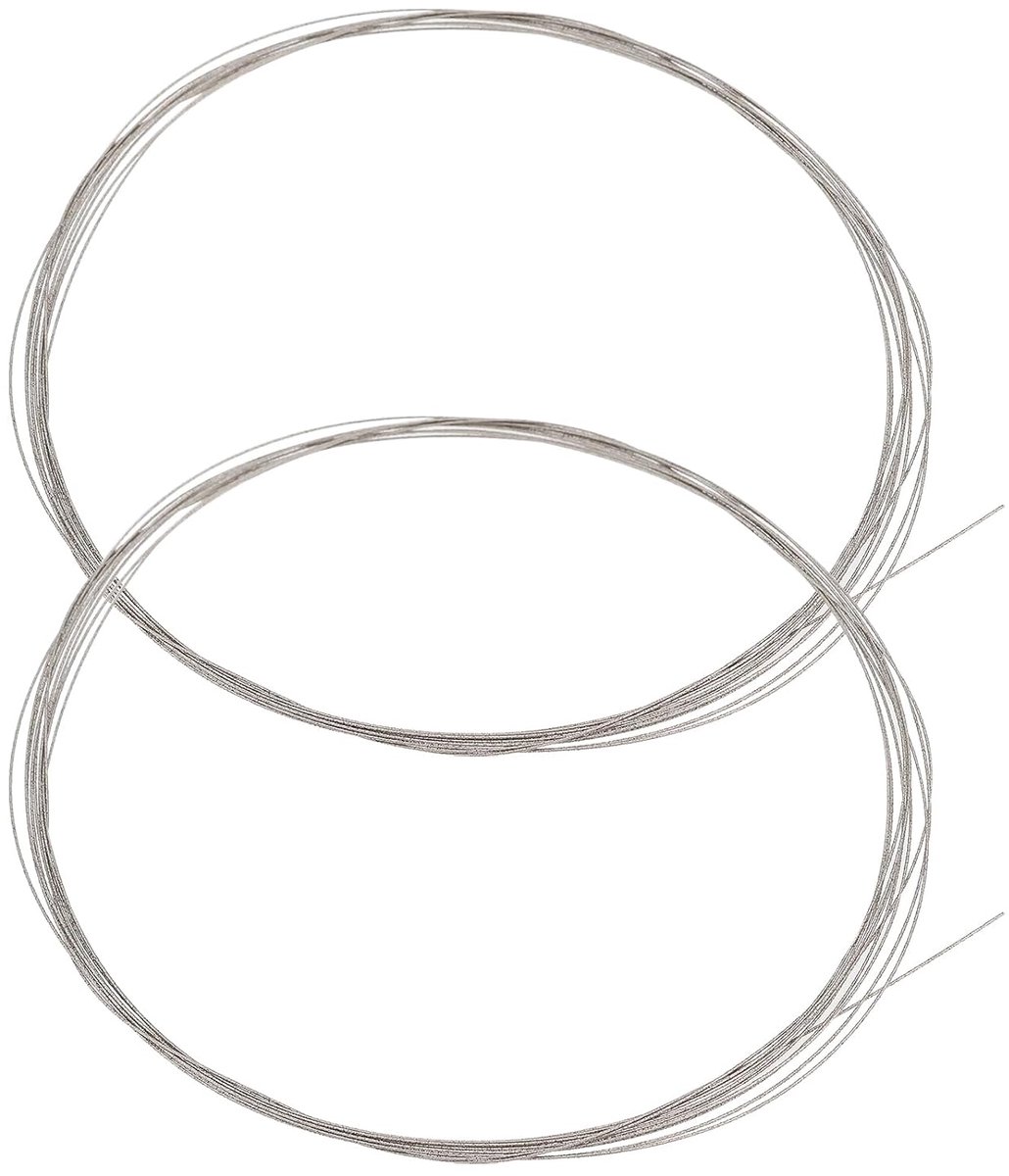 SnelShoppen - 2x Diamant Zaagdraad Rond, 2m Lang, 0.25mm Dikte, Ultra-Fijn voor Keramische Tegels en Steenmaterialen, Geschikt voor Graniet, Marmer en