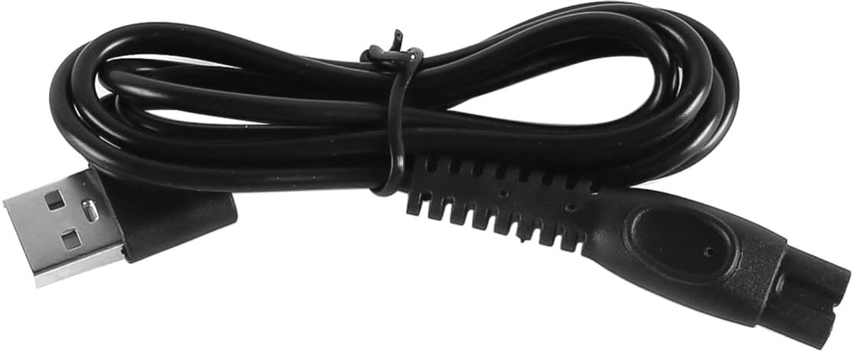 SnelShoppen - USB Oplaadkabel voor Scheerapparaten S1113 1112 S1213 5831 PQ888 - Vervangende Voedingskabel - Hoogwaardige ABS en Koper - Veilig en Duu