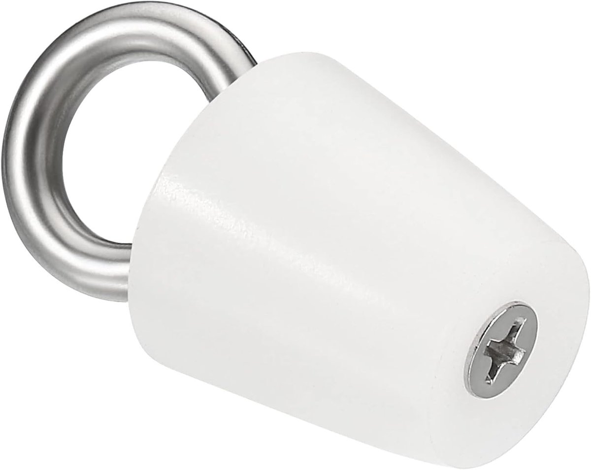 SnelShoppen - Taper Silicone Rubber Plug 18 mm tot 25 mm Badstopper met Testbuisring Waterpijp Afvoerplug Wit
