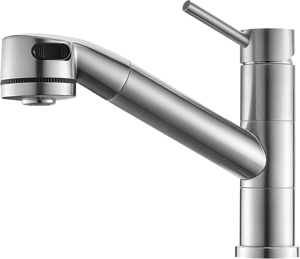 Keuken Gootsteenarmatuur - Geborsteld RVS - Uittrekbare Douche - 360° Draaibaar - Voor Moderne Keukens