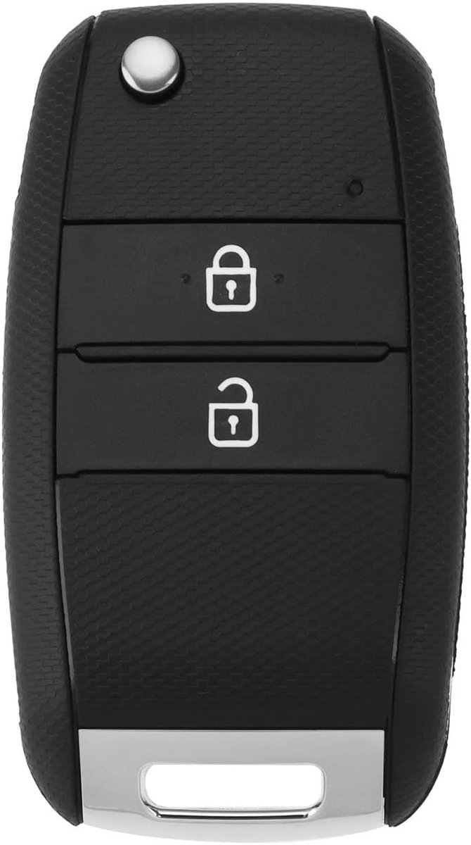 SnelShoppen - OTOTEC 2 Knops Flip Sleutelbehuizing met HYN17 Mes Geschikt voor Kia Picanto 2013-2016 Vervangende Afstandsbediening Sleutelbehuizing