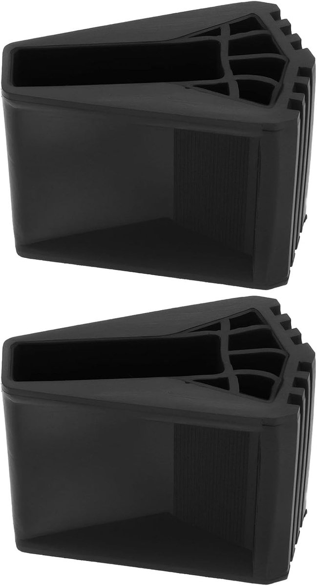 SnelShoppen - 2 Stuks Ladder Voetbeschermers Vervangende Ladder Voeten Compatibel met Vouwladder, Perfect voor Houten Vloeren, Tegels en Tapijt, 9.2cm