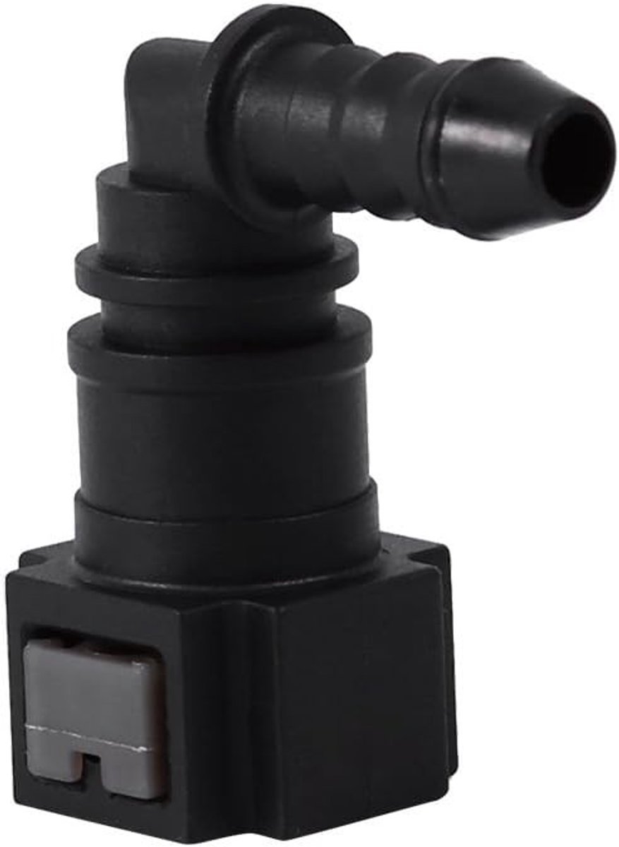 Snelle Koppeling Brandstofslang Motorfiets Aansluiting - Zwart, Nylon, Diverse Maten, 500 KPa, 6.3mm en 9.5mm Opties voor Verbindingen en Installatie