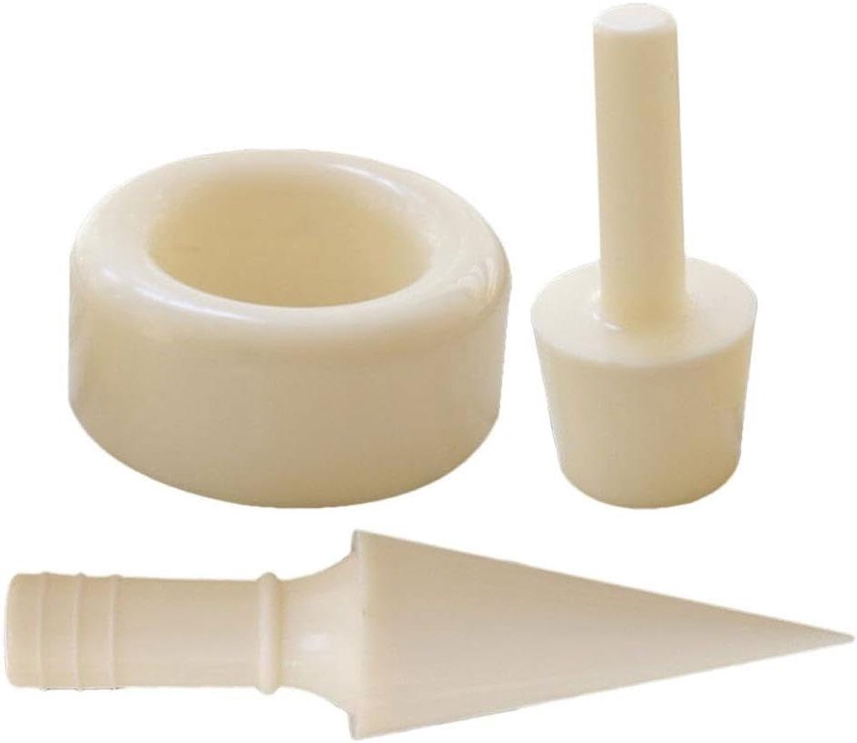 Ijshoorntjesmaker - Ijsroller Keuken - Desserts Maken - Herbruikbare Vormen - 18.5 cm - Beige