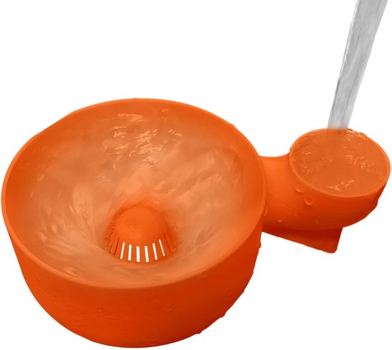 Automatische Fruitspinner - Bessen Waskom - Fruit Voorbereiden - 4-in-1 Ontwerp - 20 x 13.5 x 7.5 cm - Oranje — afbeelding 5
