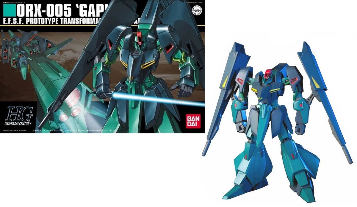 Bandai -Gundam Zeta ORX-005 Gaplant HGUC 1/144