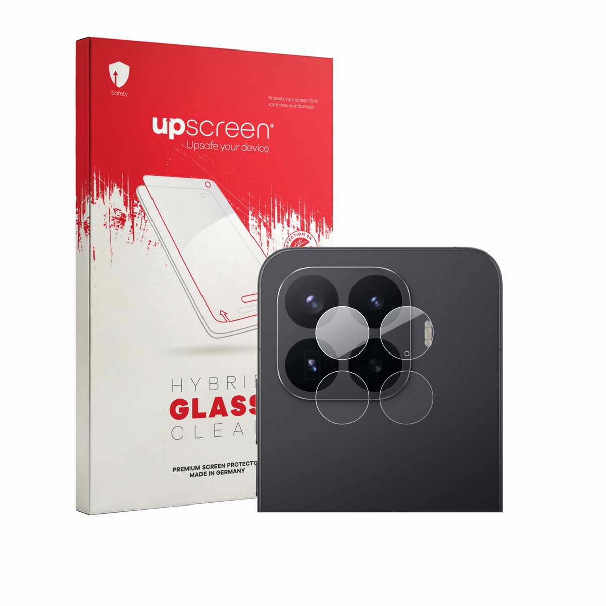 upscreen - Screenprotector voor Xiaomi 17T Pro (ALLEEN Camera Lens) - Folie Beschermfolie Beschermglas transparant