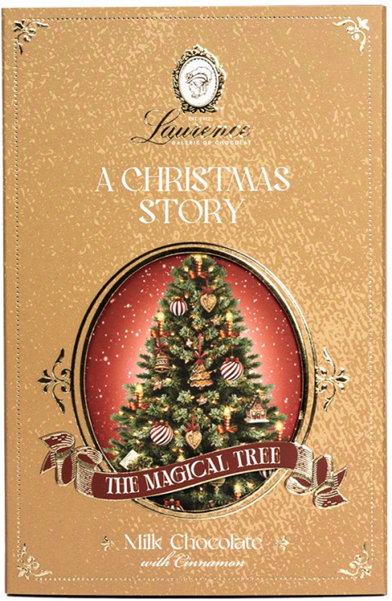Melkchocolade met kaneel Laurence A Christmas Story The Magical Tree, 80 g
